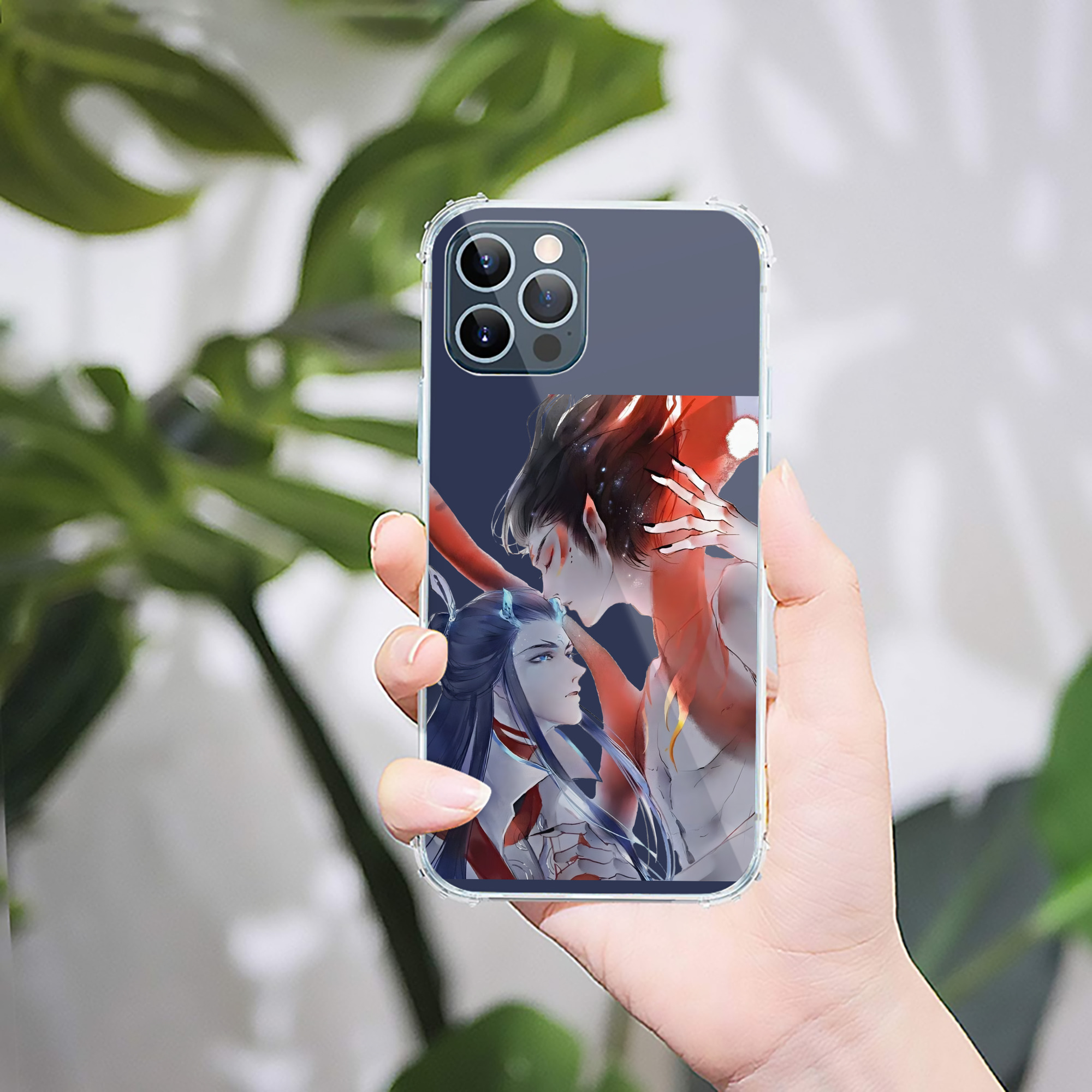 （画像用） Ne Zha 2 ナタ 魔童の大暴れ 【iPhone 12シリーズ対応】透明スマホケース（クリアソフトケース）